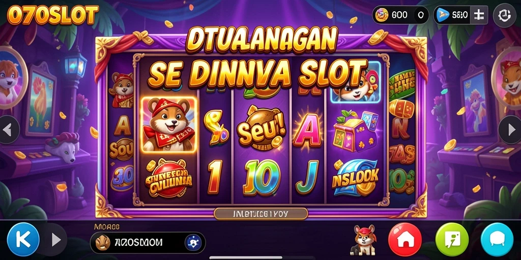 Tampilan gameplay 070SLOT dengan petualangan yang seru.