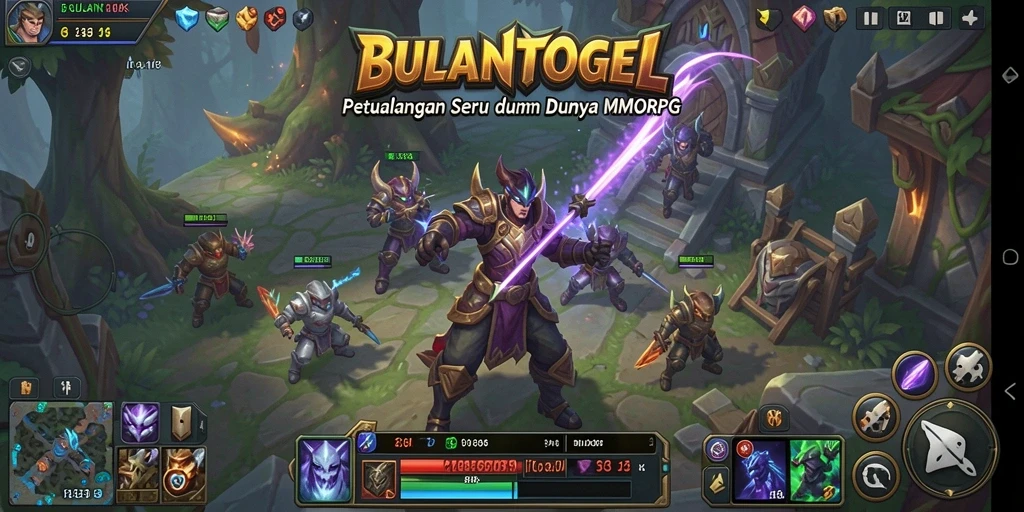 Tangkapan layar gameplay <strong>BULANTOGEL</strong> dengan aksi seru di dunia MMORPG.