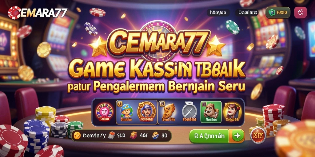 Gameplay seru CEMARA77 dengan grafis menawan.
