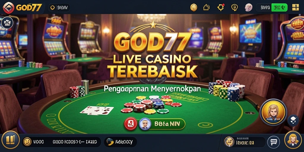Tampilan gameplay Live Casino yang mengasyikkan dan interaktif.