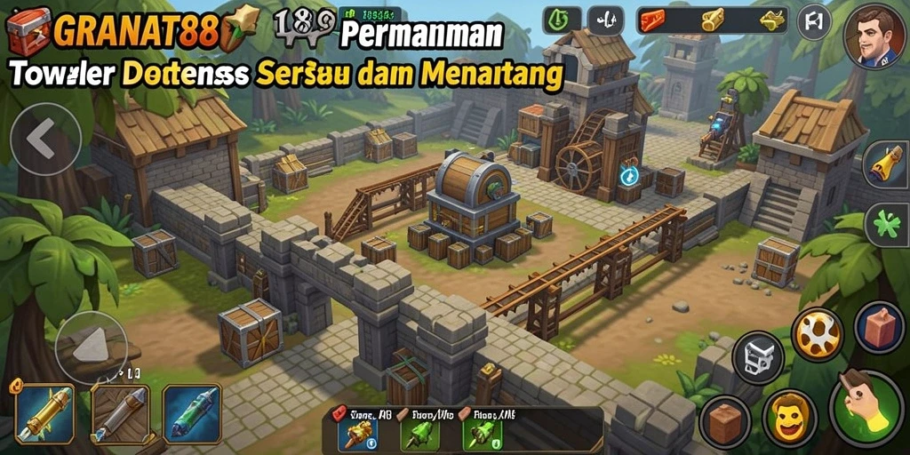 Tampilan gameplay seru dan strategi yang menantang di GRANAT88.