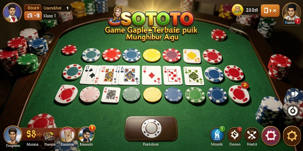 Screenshot gameplay Gaple yang menampilkan momen seru saat bermain ISOTOTO.