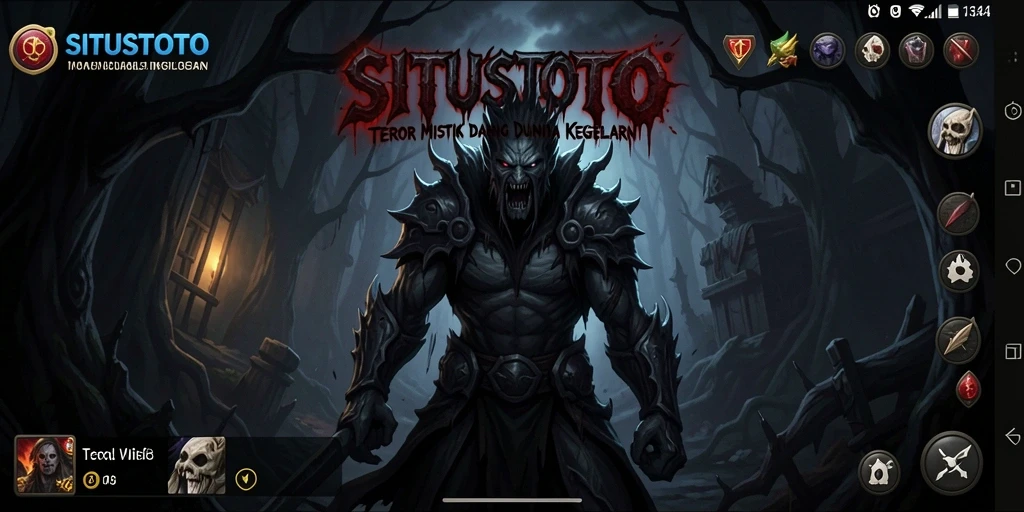 Tangkapan layar utama SITUSTOTO menunjukkan suasana kelam dan menakutkan dari gameplay.