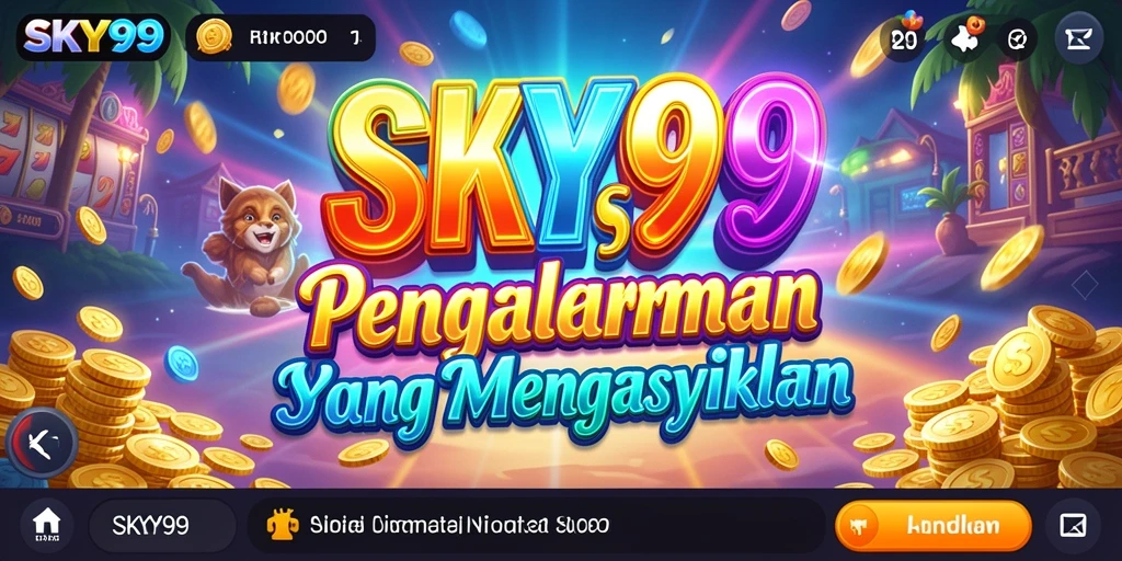 Tampilan gameplay Slot yang seru dan menawan di SKY99.